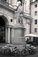 Statue of Andrea Palladio in his hometown, Vicenza